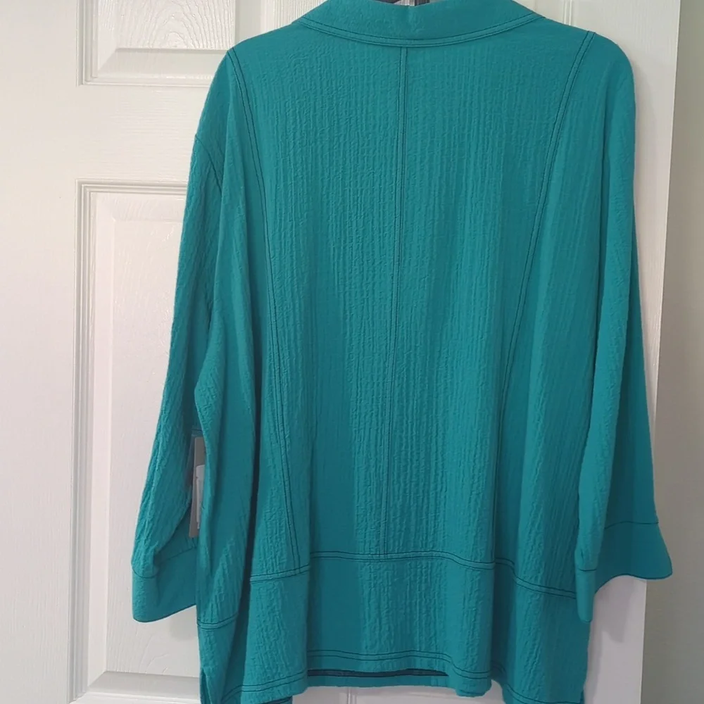 Ali Miles Tunic 3/4 Sleeves NWT XLarge Top - Picture 5 of 9